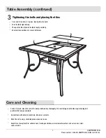 Preview for 7 page of HAMPTON BAY Crestridge TCS40PA Use And Care Manual