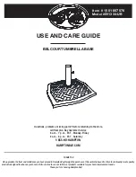 HAMPTON BAY D11334-UB Use And Care Manual preview