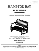 Предварительный просмотр 11 страницы HAMPTON BAY DE2233C Use And Care Manual