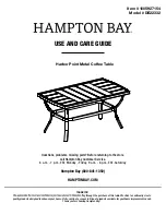 Предварительный просмотр 21 страницы HAMPTON BAY DE2233C Use And Care Manual