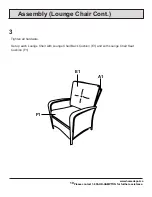 Предварительный просмотр 10 страницы HAMPTON BAY Delaronde 4 Piece Conversation Set GLS-61155-4DSX Assembly Instructions Manual