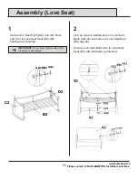 Предварительный просмотр 11 страницы HAMPTON BAY Delaronde 4 Piece Conversation Set GLS-61155-4DSX Assembly Instructions Manual