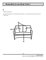 Предварительный просмотр 12 страницы HAMPTON BAY Delaronde 4 Piece Conversation Set GLS-61155-4DSX Assembly Instructions Manual