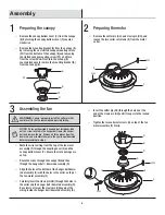 Preview for 8 page of HAMPTON BAY Devereaux II Use And Care Manual