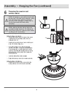 Preview for 10 page of HAMPTON BAY Devereaux II Use And Care Manual