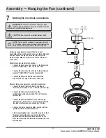 Preview for 11 page of HAMPTON BAY Devereaux II Use And Care Manual