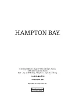 Preview for 7 page of HAMPTON BAY DQ631L Use And Care Manual