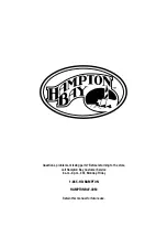 Preview for 7 page of HAMPTON BAY EASTHAM 754.000.002 Use And Care Manual