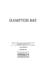 Предварительный просмотр 9 страницы HAMPTON BAY EDINA BAY FRN-314241 Use And Care Manual