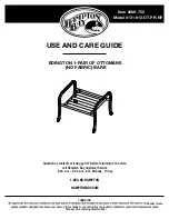 HAMPTON BAY EDINGTON 131-012-OT-PR-NF Use And Care Manual предпросмотр