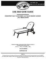 HAMPTON BAY EDINGTON 141-012-CLCB-KD-NF Use And Care Manual предпросмотр