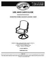 HAMPTON BAY EDINGTON 141-034-SRL1 Use And Care Manual предпросмотр