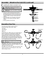 Preview for 12 page of HAMPTON BAY EF200S-52 Use And Care Manual