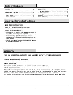 Preview for 2 page of HAMPTON BAY ELLINGTON GT-11930-SSM Use And Care Manual