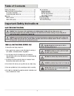 Preview for 2 page of HAMPTON BAY ELM COURT Use And Care Manual