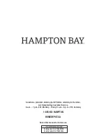 Preview for 13 page of HAMPTON BAY ELM COURT Use And Care Manual