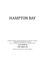 Preview for 24 page of HAMPTON BAY ELSMERE Use And Care Manual