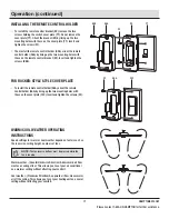 Preview for 17 page of HAMPTON BAY ESALA AK395-CB Use And Care Manual