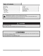 Preview for 2 page of HAMPTON BAY EST-417-10 Use And Care Manual