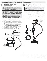 Preview for 11 page of HAMPTON BAY FANELEE Use And Care Manual