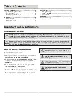 Preview for 2 page of HAMPTON BAY FBS80022-BARE Use And Care Manual