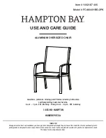 Предварительный просмотр 1 страницы HAMPTON BAY FCA60401BG-2PK Use And Care Manual