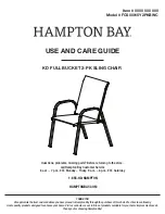 HAMPTON BAY FCS00015Y2PKBWC Use And Care Manual preview