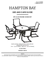 HAMPTON BAY FCS60610R-ST1 Use And Care Manual предпросмотр