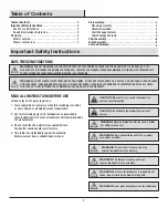 Предварительный просмотр 2 страницы HAMPTON BAY FCS60610R-ST1 Use And Care Manual