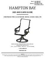 Предварительный просмотр 1 страницы HAMPTON BAY FCS60619S-2PK Use And Care Manual