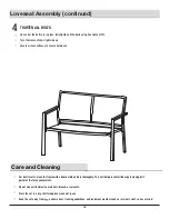 Preview for 16 page of HAMPTON BAY FCS60637-ST Use And Care Manual