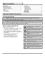 Предварительный просмотр 2 страницы HAMPTON BAY FCS80382AS-ST Use And Care Manual