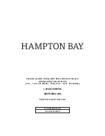 Preview for 8 page of HAMPTON BAY FCS80433-2PKA Use And Care Manual