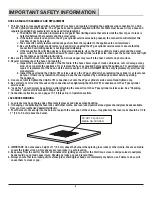 Preview for 6 page of HAMPTON BAY FHWS80004A Use And Care Manual