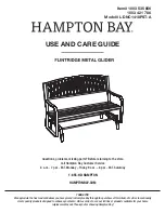 HAMPTON BAY FLINTRIDGE L-DNC1418PST-A Use And Care Manual предпросмотр