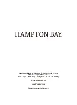 Preview for 10 page of HAMPTON BAY FP12005 Use And Care Manual