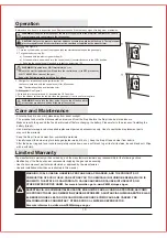 Preview for 10 page of HAMPTON BAY FP21557-M Use And Care Manual