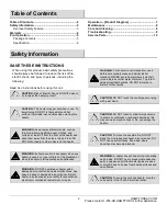 Предварительный просмотр 2 страницы HAMPTON BAY FP405-QA Use And Care Manual