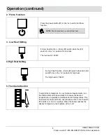 Предварительный просмотр 8 страницы HAMPTON BAY FP405-QA Use And Care Manual