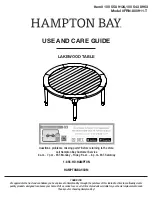 HAMPTON BAY FRN-800911-T Use And Care Manual предпросмотр