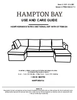 HAMPTON BAY FRS01983-ST-1 Use And Care Manual preview