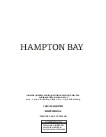 Предварительный просмотр 8 страницы HAMPTON BAY FRS01983-ST-1 Use And Care Manual