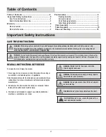 Preview for 2 page of HAMPTON BAY FRS60698H-ST Use And Care Manual