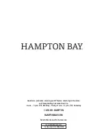 Предварительный просмотр 7 страницы HAMPTON BAY FRS60752B-2PKBA Use And Care Manual