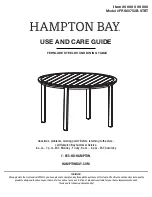 Preview for 8 page of HAMPTON BAY FRS60752B-STBC Use And Care Manual