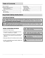 Preview for 9 page of HAMPTON BAY FRS60752B-STBC Use And Care Manual