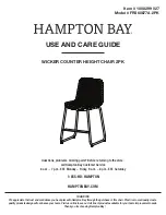 HAMPTON BAY FRS60877A-2PK Use And Care Manual предпросмотр