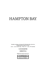 Preview for 22 page of HAMPTON BAY FRS80413DLA-ST Use And Care Manual