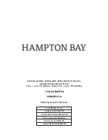 Preview for 22 page of HAMPTON BAY FRS80812C-STG Use And Care Manual