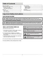 Preview for 2 page of HAMPTON BAY FRS80812CF Use And Care Manual